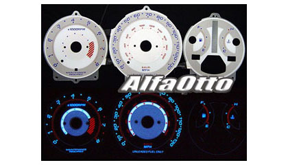 Accord Racing Auto Part on White Reverse Otto Racing Gauge  130mph   90 93 Honda Accord Auto