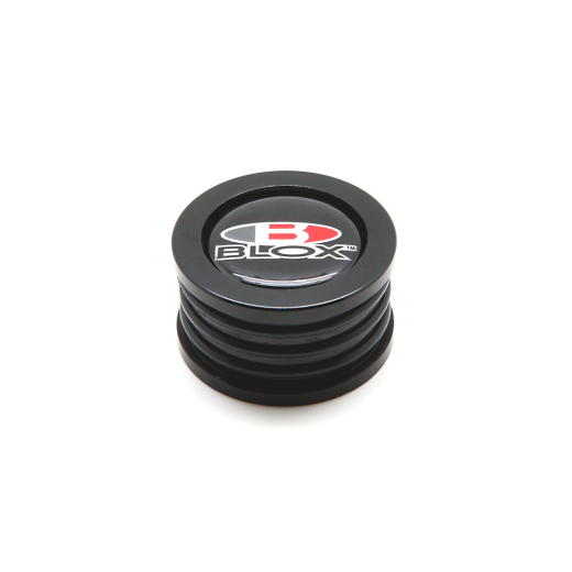 Blox Racing Version 2 Billet Cam Seal with Logo Insert (Black)