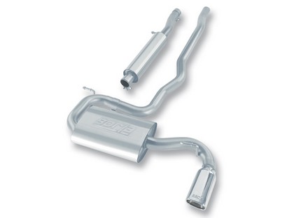 2007-9999 Jeep Patriot Borla Stainless Steel Cat-Back Exhaust System, Pipe Diameter 2.25