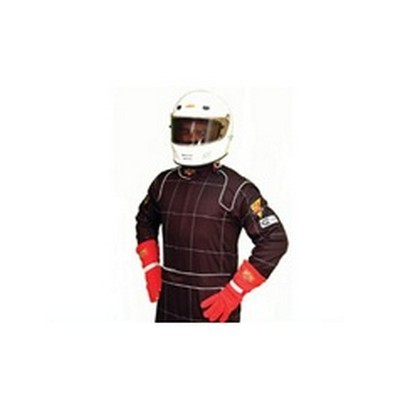 DJ Safety Firesuit SFI 3-2A/1 Jacket - Large (Black)