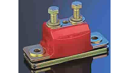 Energy Suspension Transmission Mounts - Red / Zinc