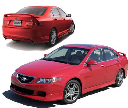 Acura on Genuine Acura Tsx Painted Body Kit Arctic Blue For 04 08 Acura Tsx