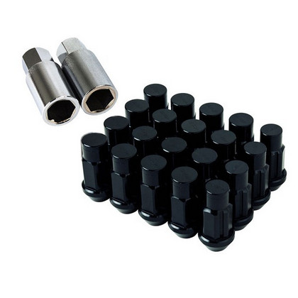 Godspeed Project Lug Nuts - Black, 20 Pieces, Type 4, 50mm