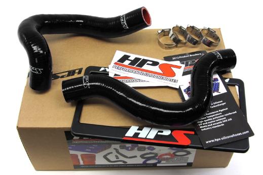 HPS Black Silicone Radiator Hose Kit Coolant - Black