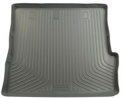 Husky Classic Style Rear Cargo Liner – Grey (Fits Over Folded Flat 3rd Row Seat, Behind 2nd Seat Rear)