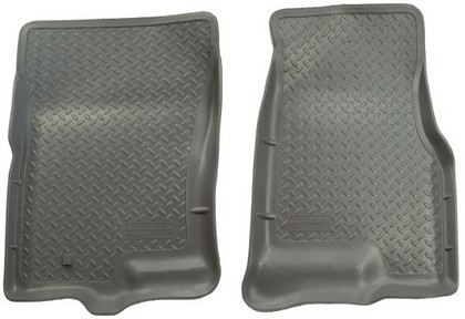 Husky Classic Style Front Seat Floor Liners – Grey