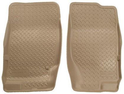 Husky Classic Style Front Seat Floor Liners – Tan