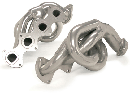 JBA Silver Ceramic Coated Shorty Header