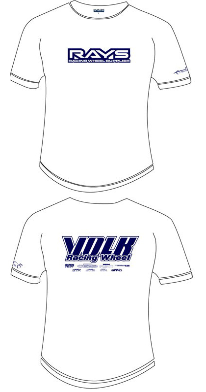 Live Sockets Product Detail Volk Racing F1 Tee White Medium 