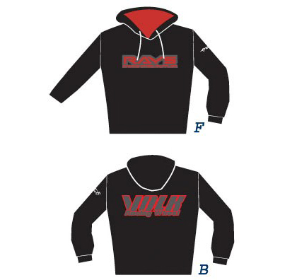  Live Sockets Product Detail Volk Racing Hoodie Black Red Medium 