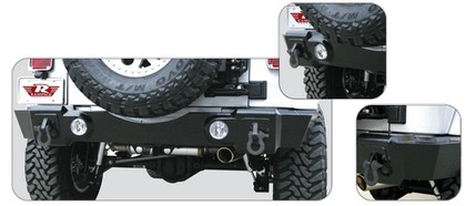 Rampage Recovery Rear Bumper (Lights Sold Separately)