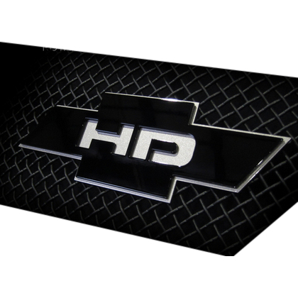 Royalty Core Chevy Bowtie Emblem - Hd, Gloss Black And Chrome