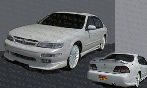 1999 Nissan maxima black spoiler #4
