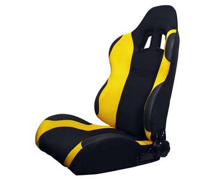 Racing Auto Seats on Rs Tr Bkyl Silk Racing Seats   Both Sides  Yellow  For 05 Up Chevrolet