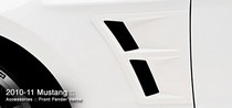 10-14 Ford Mustang 3D Carbon Front Fender Vents