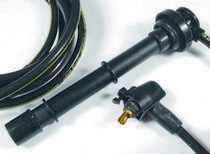 96-98 Ford Mustang Cobra Accel 300+ Ferro-Spiral™ Race Spark Plug Wire Set - Black 8mm