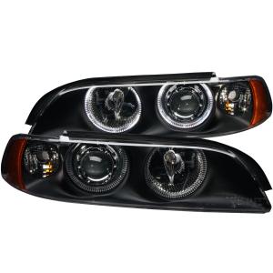 1997-2001 BMW 5 SERIES E39 Anzo Projector Headlights - With Halo Black
