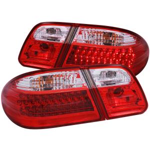 1996-2002 MERCEDES BENZ E CLASS W210  Anzo LED Taillights - Red/Clear