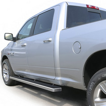 09-16 Dodge Ram (1500 Crew Cab ) APS iStep Running Boards - 5 Inch, Hairline Finish
