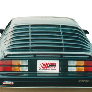 1982-1992 Camaro / Firebird / TransAm No Brake Light, No Wrap Spoiler Astra Hammond ABS Textured Car Louvers