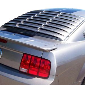 2005-2011 Mustang Coupe Astra Hammond ABS Textured Car Louvers - 1-piece - Must Be Painted