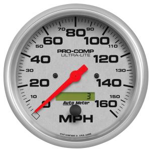 All Jeeps (Universal), Universal - Fits all Vehicles Auto Meter Gauges - Ultra-Lite Series In-dash Speedometer(160 MPH)