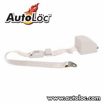 All Jeeps (Universal), All Vehicles (Universal) AutoLoc 2 Point Retractable Lap Seat Belt (Off White)