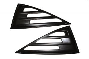 05-08 Mustang 2DR Coupe AVS Sunroof Deflectors - Aeroshade Cut Out Style (Black)