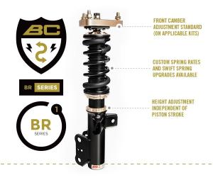 10-up HONDA CRZ BC Racing Coilovers - BR Series