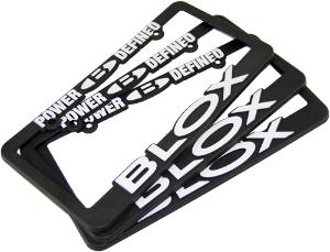 All Vehicles (Universal) Blox Racing License Plate Frame (White Logo)