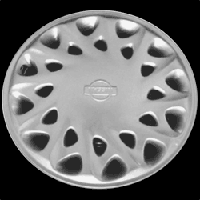 Nissan snowflake hubcap #2