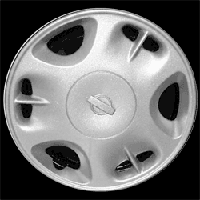 Nissan snowflake hubcap #4