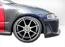 1992-1995 Honda Civic 2DR/HB Carbon Creations OEM Style Fenders, Front (Carbon Fiber)