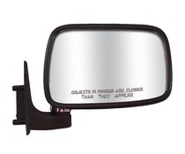 87-93 Mazda B2200, 87-93 Mazda B2600 CIPA Manual Remote Mirror - Passenger Side Foldaway Non-Heated (Chrome)