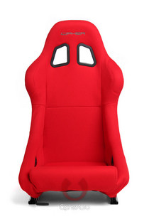 Universal (Can Work on All Vehicles) Cipher Auto Full Bucket Non Reclineable Racing Seat - Red Cloth
