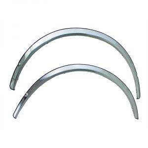 2004-2008 Ford F150  Coast to Coast Long Fender Trim without Flares - Polished Stainless Steel (4-Piece)