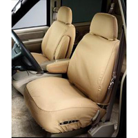 01-02 Lexus Lx470 - Buckets With Adjustable Headrests And Armrest, 98-02 Toyota Land Cruiser - Buckets, With Adjustable Headrest & Armrest Covercraft Seat Saver Polycotton (Grey)