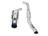 2009-2021 Nissan 370Z 3.7L DC SPORTS SINGLE CANISTER EXHAUST (09-21 NISSAN 370Z) Burnt Tip