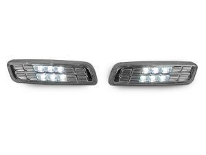2000-2005 Lexus Is300, 98-04 Gs300/400/430 DEPO Crystal Clear White LED Front Bumper Side Marker Lights