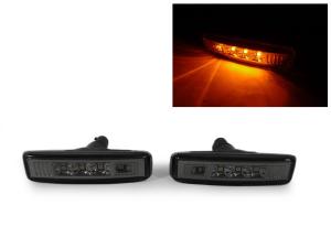 1997-2003 Bmw E39 DEPO Smoke X4 LED Amber Side Marker Lights