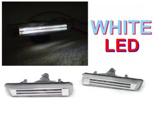 1995-2001 Bmw E38 7 Series, 01-06 E46 M3 DEPO Crystal Lights Bar White LED Clear Side Marker Lights