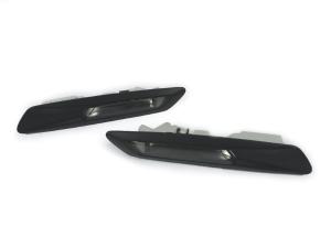 2010-2014 Bmw F07 5 Series Gt DEPO Smoke Matte Black Frame Side Marker Lights