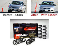 05-10 PONTIAC G6 (V6), 08-12 CHEVROLET Malibu (3.6L), 07-09 SATURN Aura (3.6L) Eibach Lowering Springs - Pro Kit (Lowers Front: 1.5