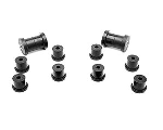 89-97 Ford Ranger 2/4WD Energy Leaf Spring Bushings - Front Leaf Spring Bushing Set (Black)