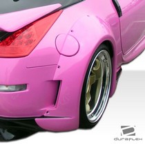 2003-2008 Nissan 350Z Must be used in conjunction with complete wide body kit (will not fit convertible model) Duraflex Vader 3 Wide Fender Flares, Rear