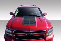 2007-2014 Chevrolet Tahoe/Suburban, 2007-2013 Chevrolet Avalanche Duraflex ZL1 Look Hood
