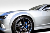 2010-2015 Chevrolet Camaro Duraflex Wide Body GT Concept Front Fender Flares, 2 Piece