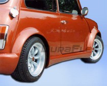 1959-2000 MINI Cooper Must be used in conjunction with complete wide body kit Duraflex Type Z Wide Fender Flares, 4 Piece
