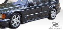 1984-1993 Mercedes 190 Must be used in conjunction with complete wide body kit Duraflex Evo 2 Wide Fender Flares, 6 Piece