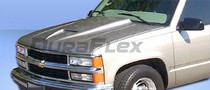 1988-1999 GMC CK Series Pickup, 1988-1999 Chevrolet CK Series Pickup, 1992-1999 Chevrolet Tahoe/Suburban, 1992-1999 GMC Yukon/Suburban Duraflex Ram Air Fiberglass Hood